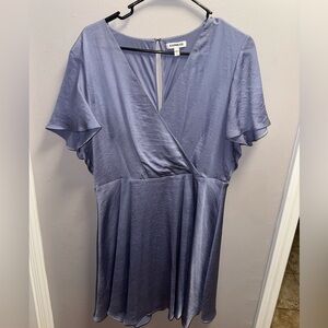 Express Women's Slate Blue Midi Dress